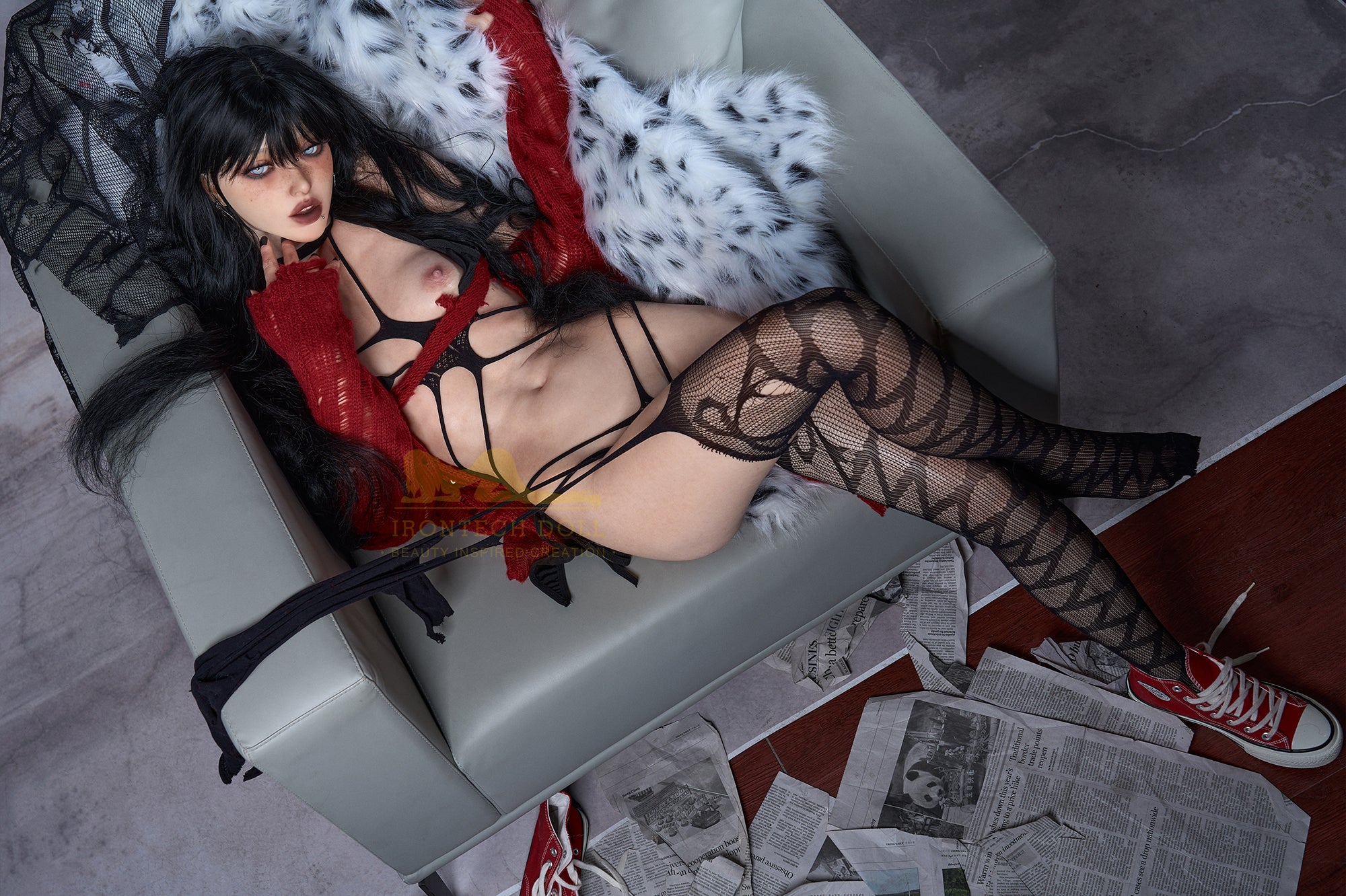 161cm minus Vanessa skinny Full Silicone Sexy Love Doll - Super Realistic Series - IronTech Doll®
