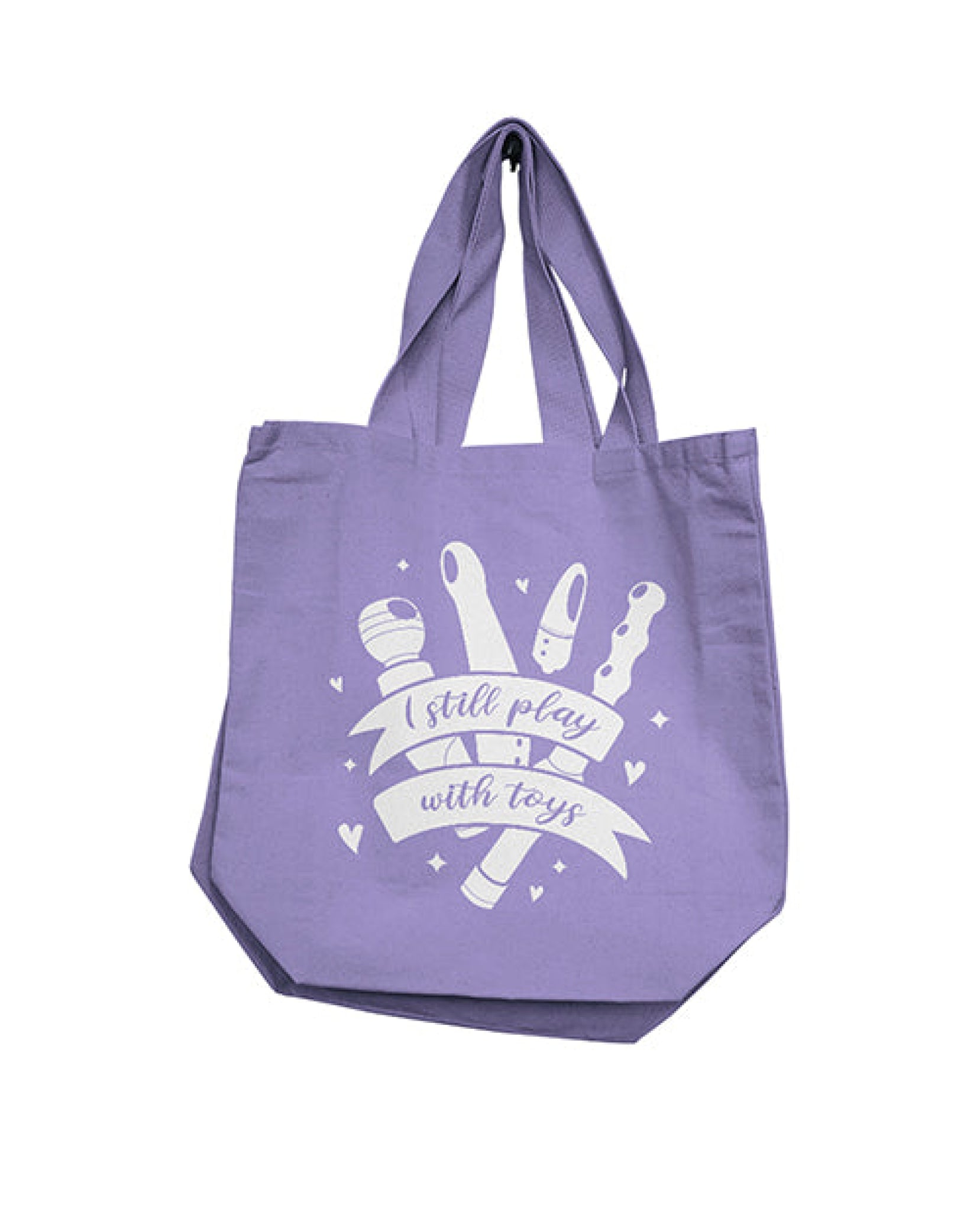 Nobu I Still Play With Toys Reusable Tote - Lilac Bodispa INC