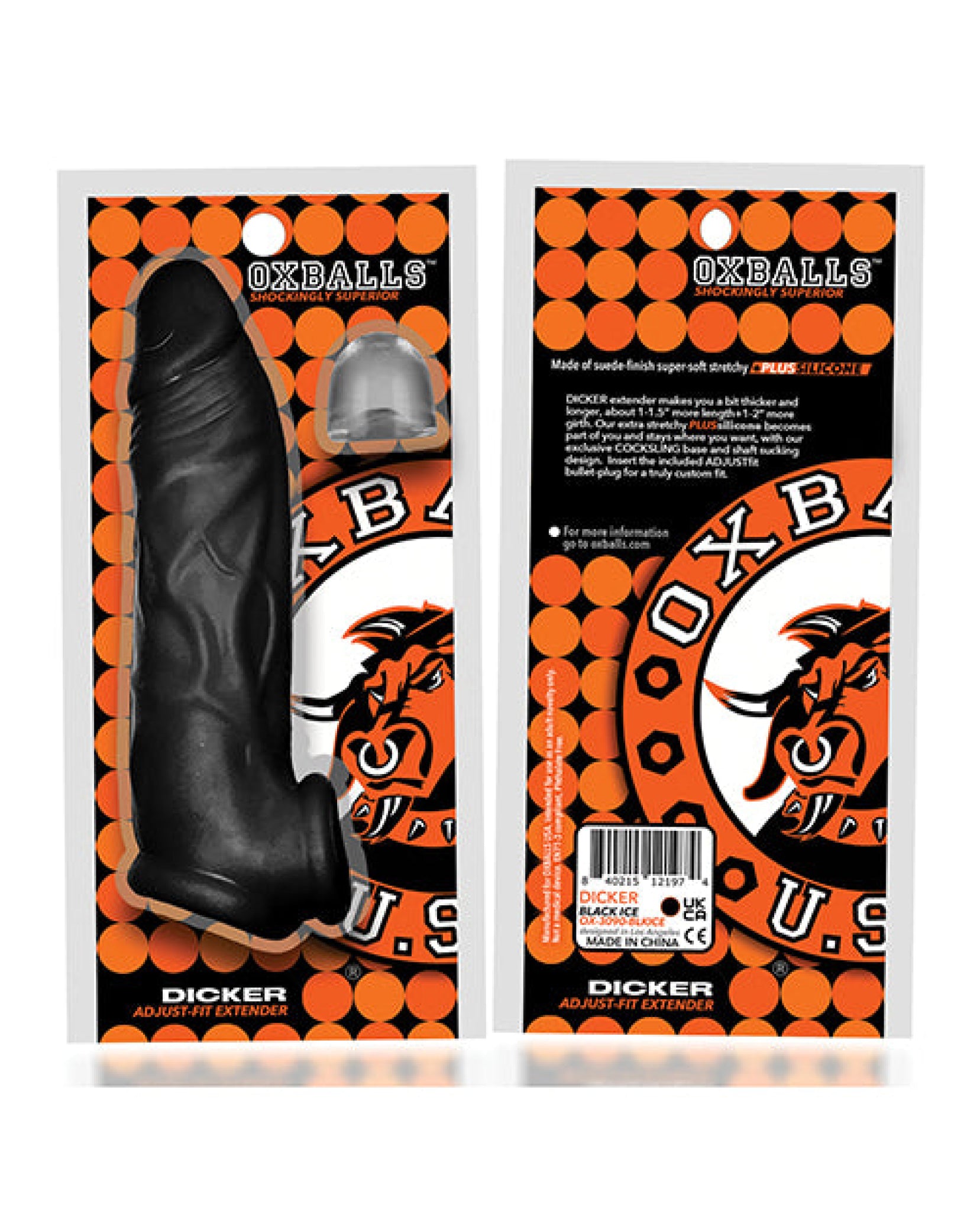 Oxballs Dicker Ultra-Slim Cock Sheath Blue Ox Designs LLCDba Oxballs