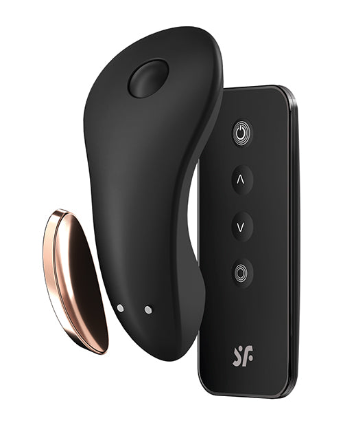 Satisfyer Little Secret Panty Vibrator - Black Eis INCsatisfyer