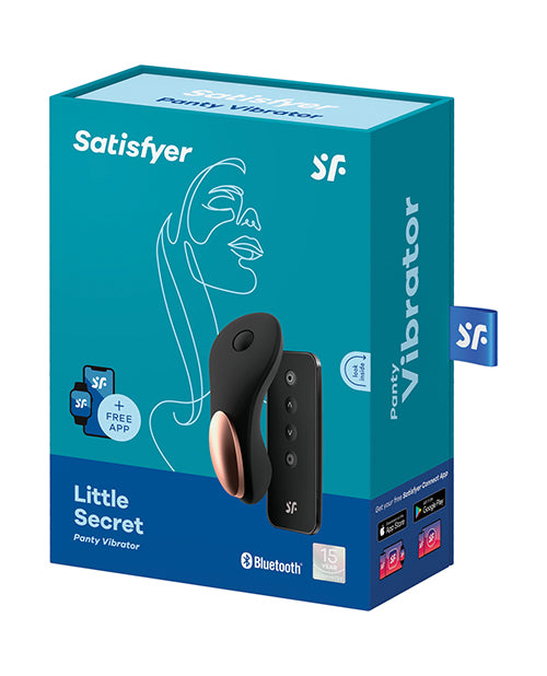 Satisfyer Little Secret Panty Vibrator - Black Eis INCsatisfyer