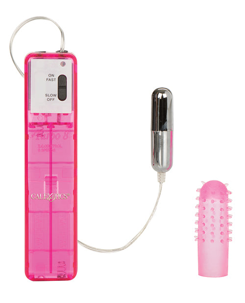 Pocket Exotics Turbo 8 Accelerator Single Bullet - Pink California Exotic Novelties