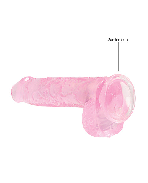 Shots Realrock Realistic Crystal Clear Dildo W/balls Shots America LLC