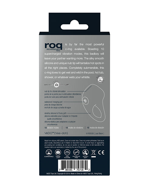 VeDO Roq Rechargeable Ring - Black Savvy Co.