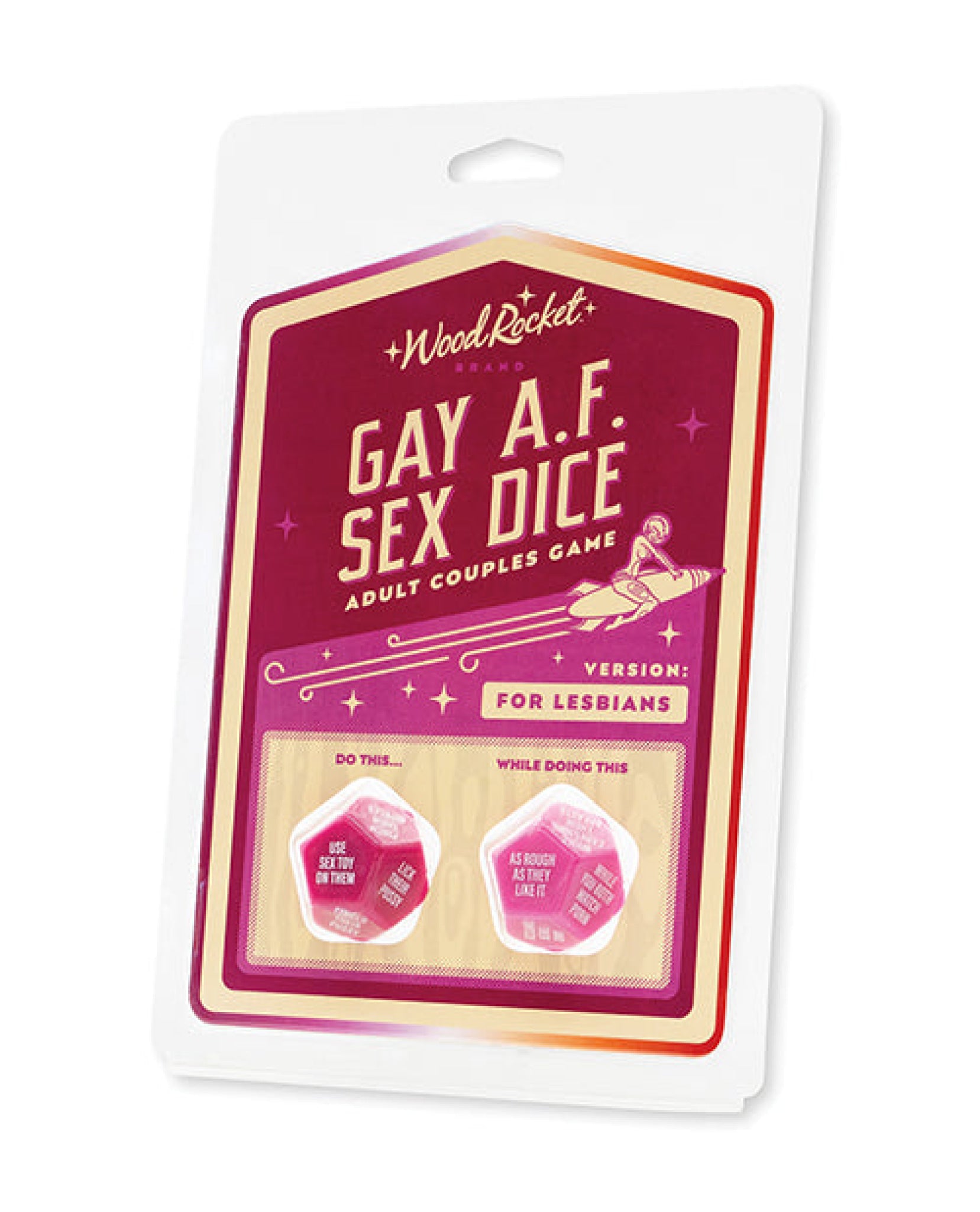 Wood Rocket Gay AF Lesbian Couples Sex Game - Fuchsia Wood Rocket LLC
