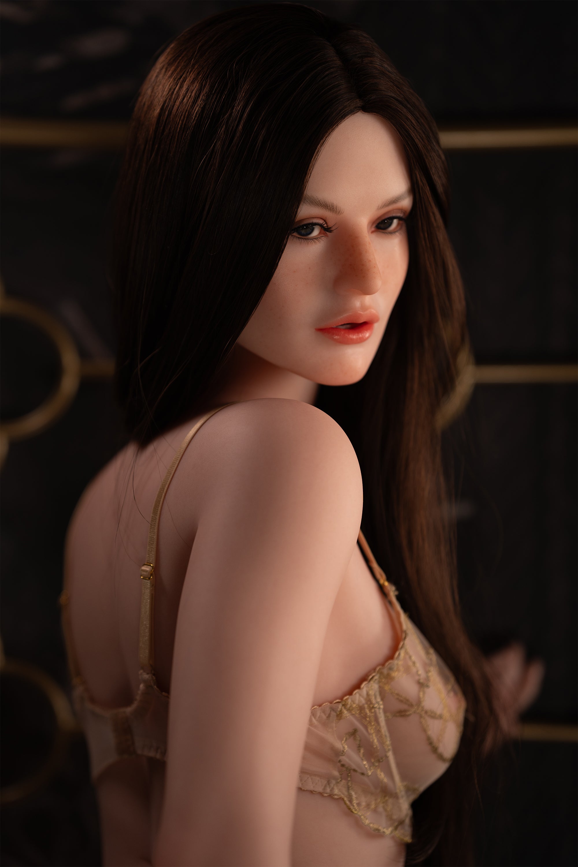 Gwyneth Premium Silikonowa głowa (ruchoma szczęka) + SLE Body Body Sex Doll - Zelex® [USA