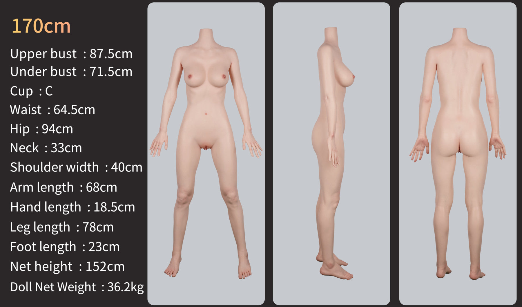 Scarlett Premium Silicone Love Doll - GE53_1 - Zelex Inspiration Series ZELEX®