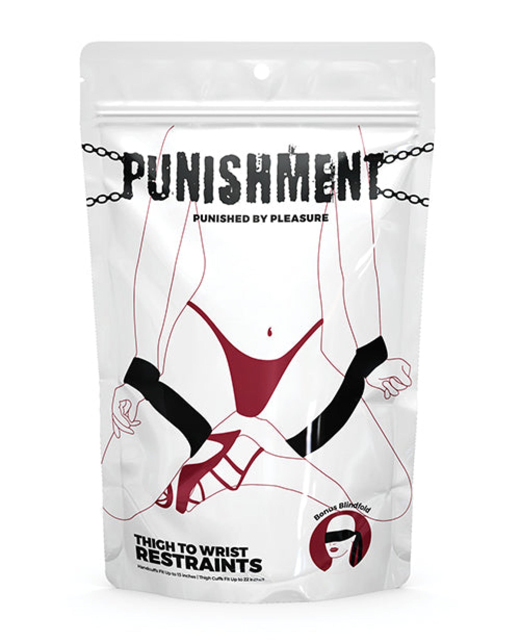 Punishment Thigh To Wrist Restraints BMS