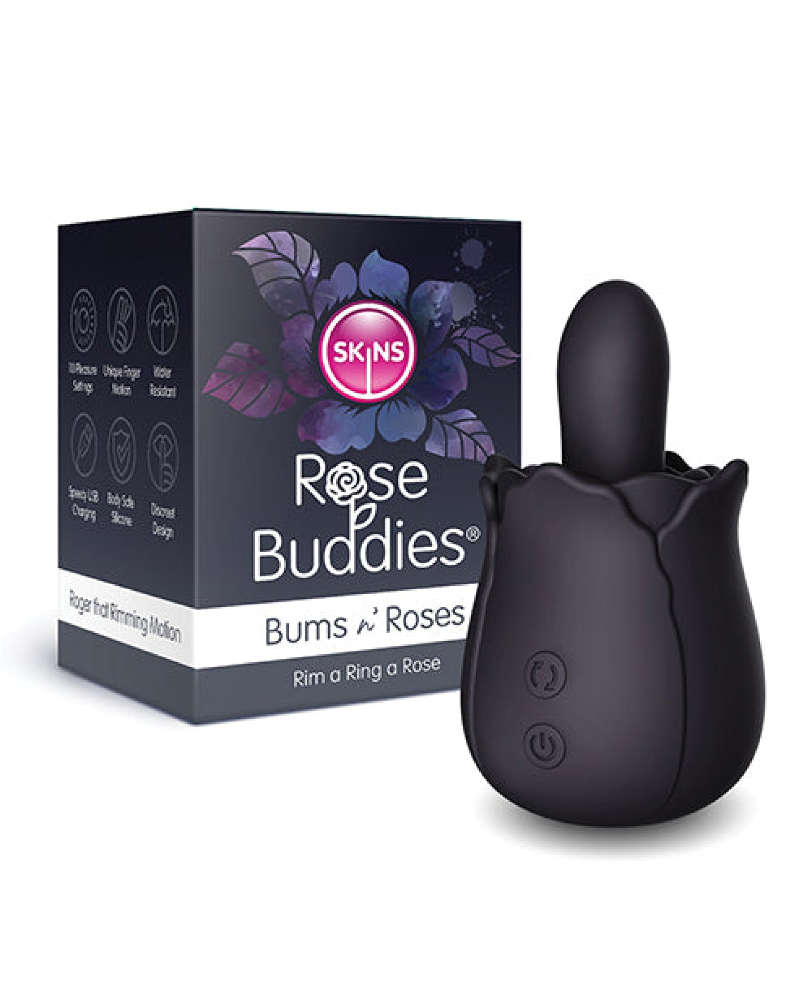 Skins Rose Buddies Bums N Roses - Black Creative Conceptions
