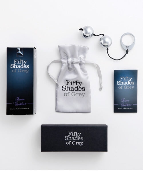 Fifty Shades Of Grey Inner Goddess Silver Metal Pleasure Balls Lovehoney