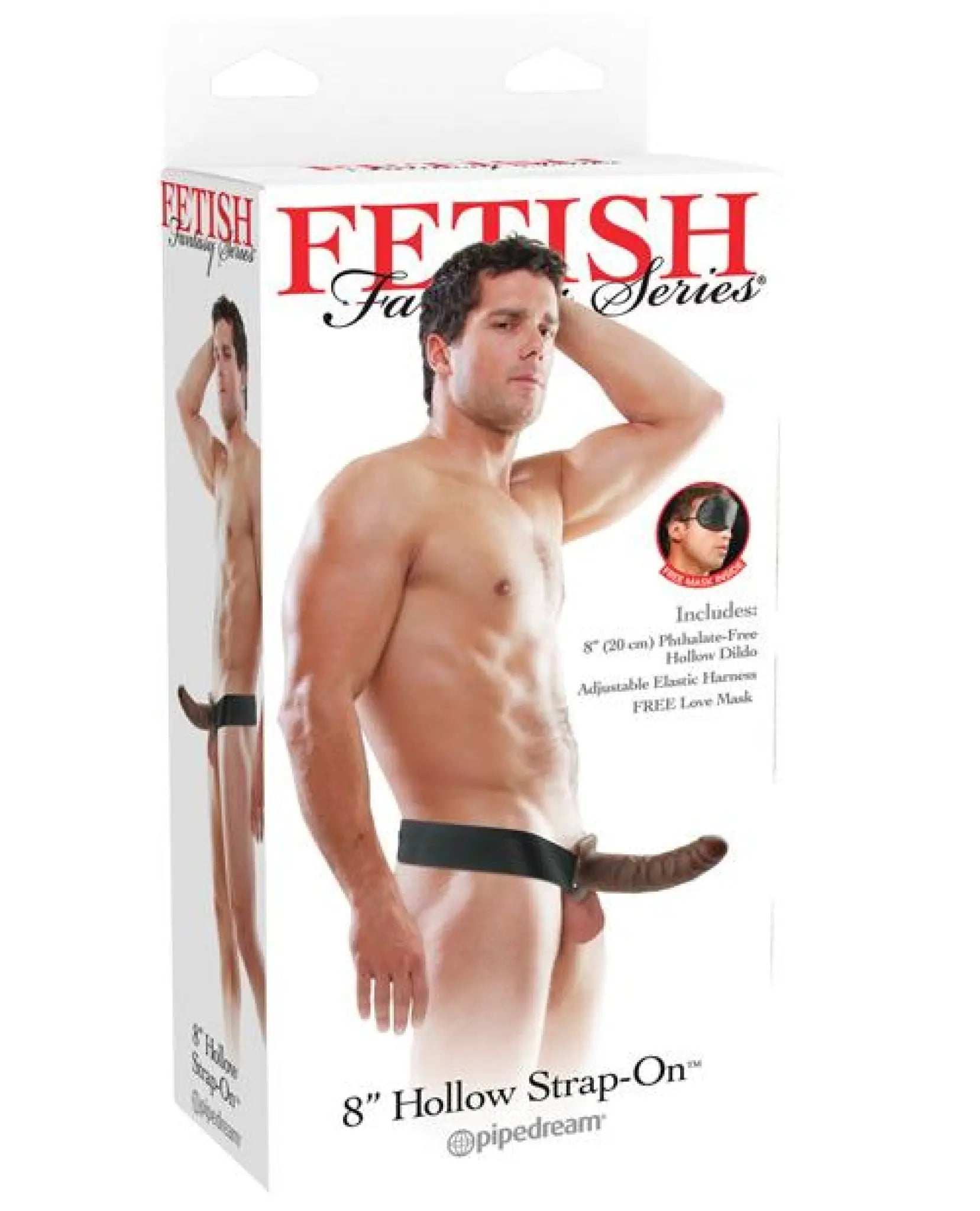 "Fetish Fantasy Series 8"" Hollow Strap On" Pipedream®