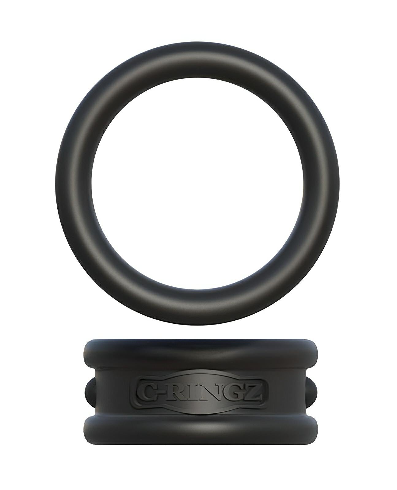 Fantasy C-ringz Max Width Silicone Rings - Black Pipedream®