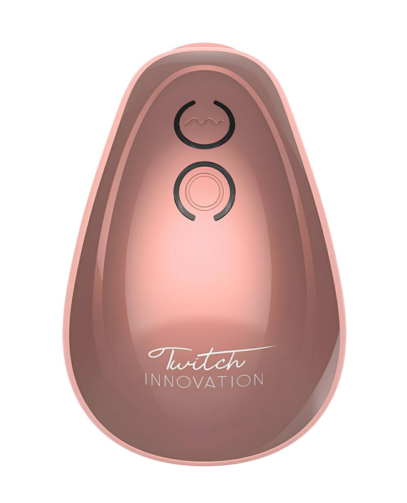 Shots Twitch Innovation Hands Free Clitoral Stimulator - Rose Gold Shots