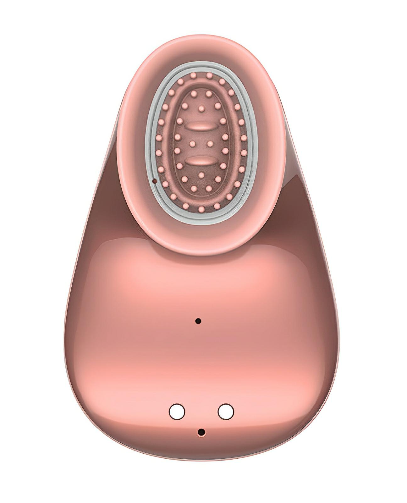 Shots Twitch Innovation Hands Free Clitoral Stimulator - Rose Gold Shots