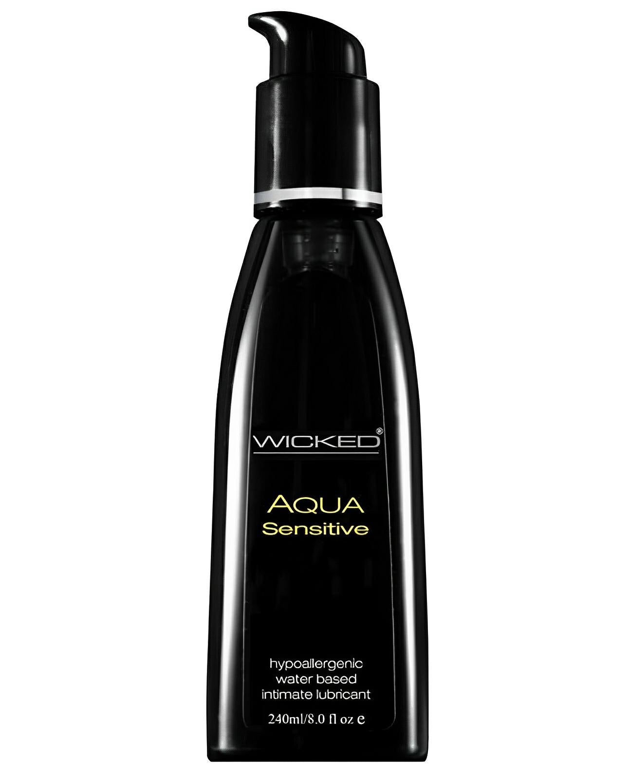 Wicked Sensual Care Hypoallergic Aqua Sensitive Lubricant - 8 Oz Wicked Sensual Care