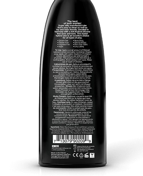 Wicked Sensual Care Hybrid Lubricant - Fragrance Free Wicked Sensual Care