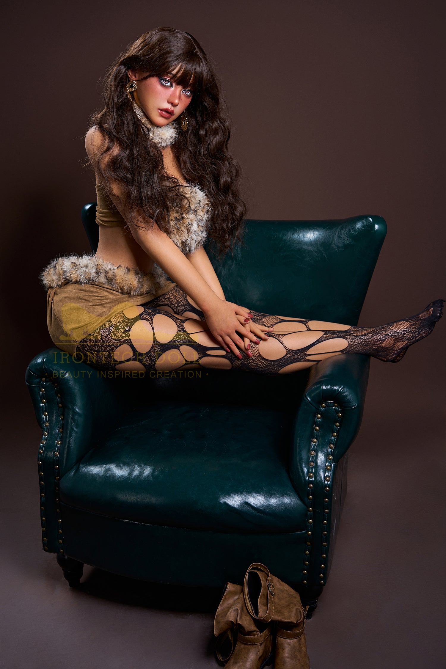 Eileen Dark Tanned Full Silicone - Super Realistic Series - IronTech Doll® Irontech Doll®