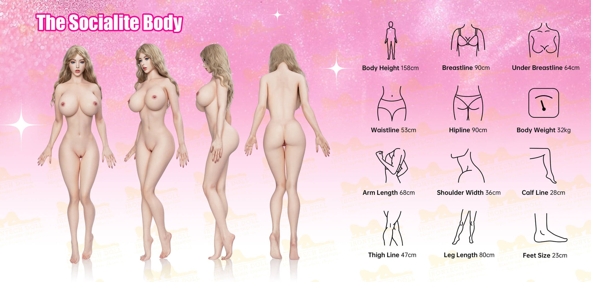 Bailey B1 Dream Girl Silicone Sex Doll - IronTech Doll® Irontech Doll®