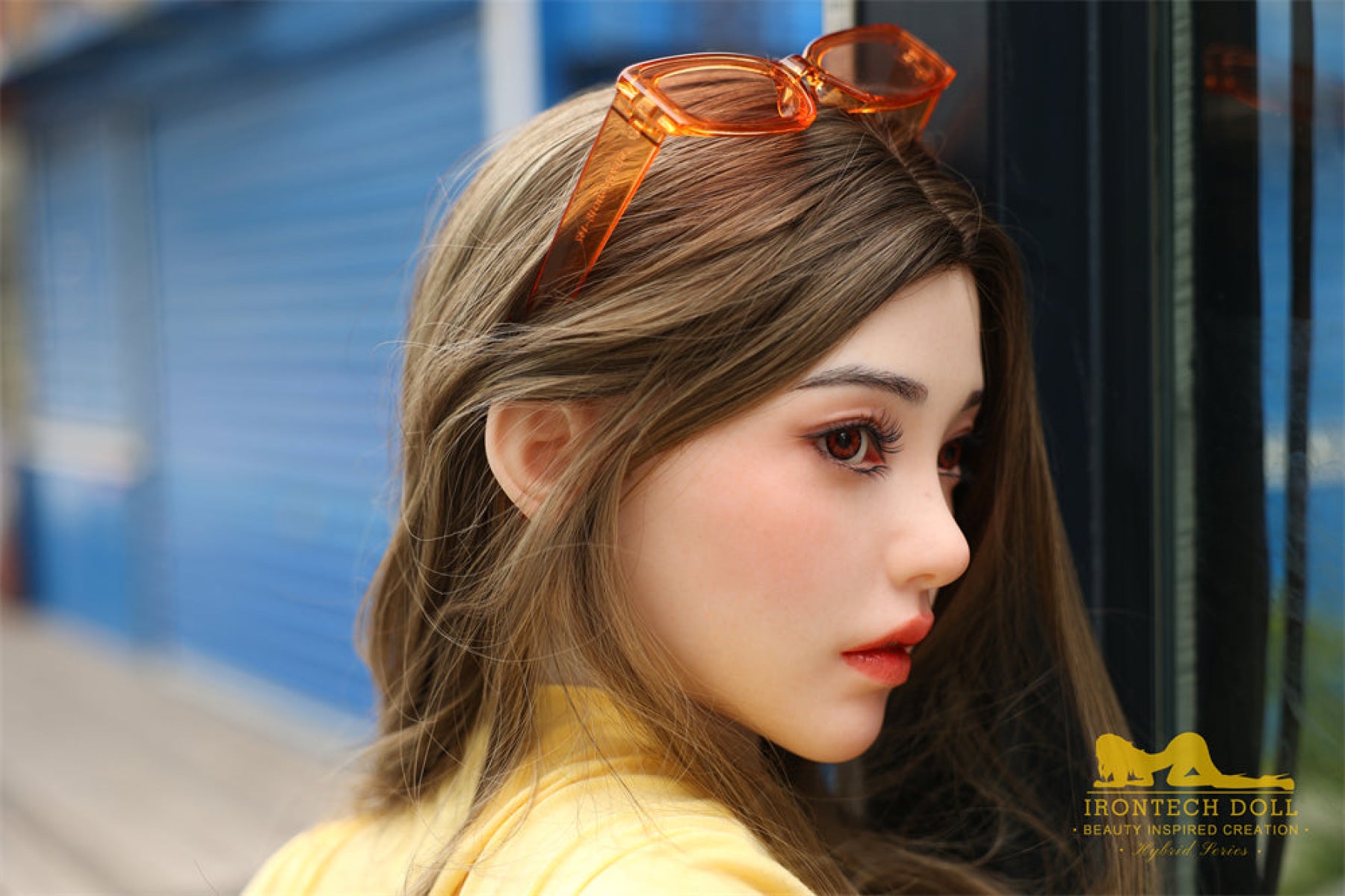 Elly Silicone Head and TPE Body Hybrid Sex Doll - Irontech Doll Irontech Doll®
