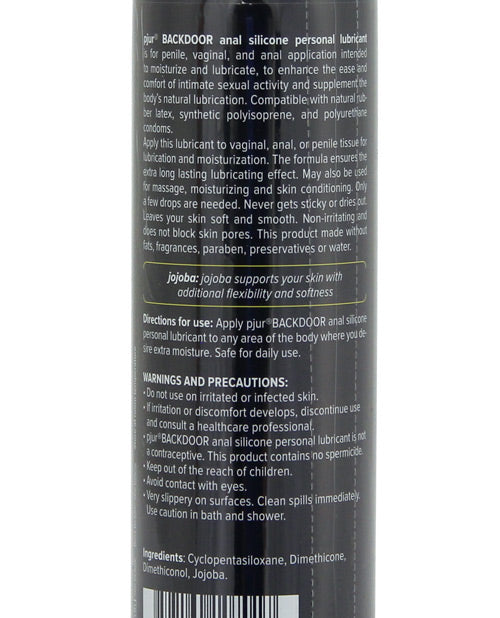 Pjur Back Door Anal Silicone Personal Lubricant Pjur Group U.S.A.