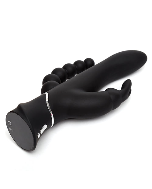 Happy Rabbit Triple Curve - Black Lovehoney C/o Wow Tech