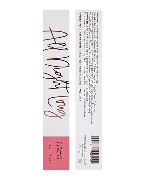 Cgc Perfume Oil W/pheromones - 9.2 Ml Classic Brands