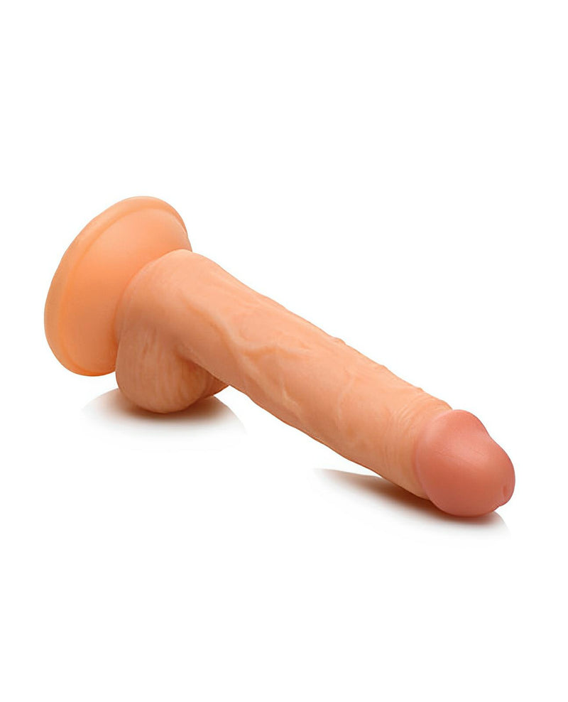 Curve Toys Fantasy Jock Swimming Simon 7" Dildo w/Balls - Light Curve Toys