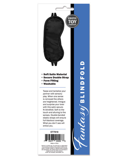 Erotic Toy Company Satin Fantasy Blindfold Erotic Toy Company
