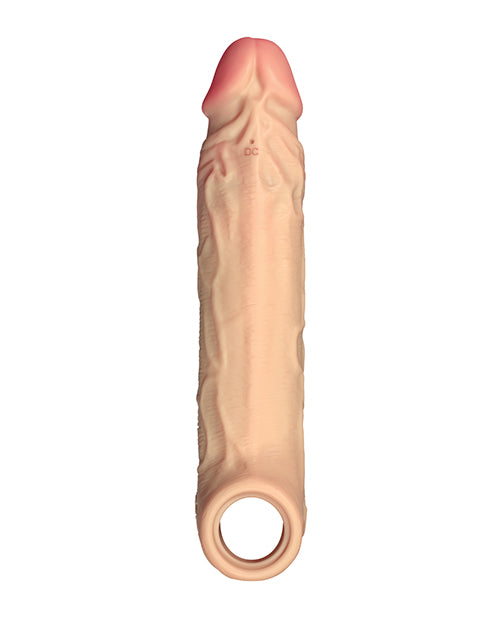 Shaft Flexskin Liquid Silicone 7.8" Vibrating Sheath - Pine Vvole