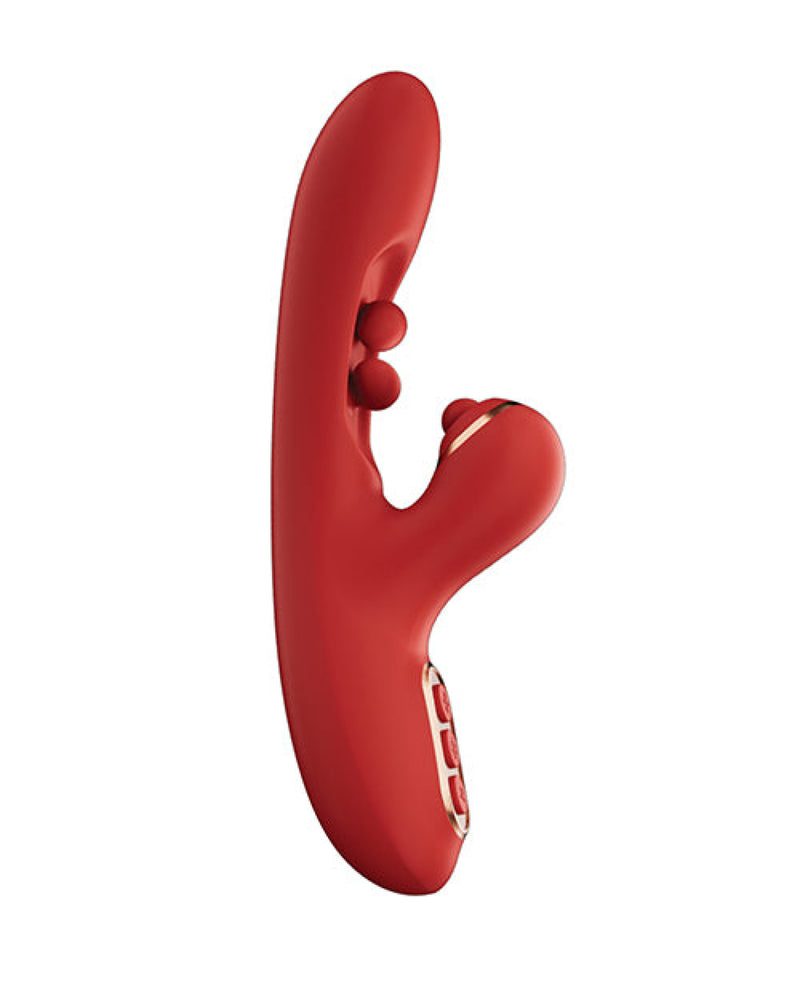 Tickler Wiggling G-Spot Vibrator & Tapping Clitoral Stimulator - Red Uc Global Trade INChoney Play B