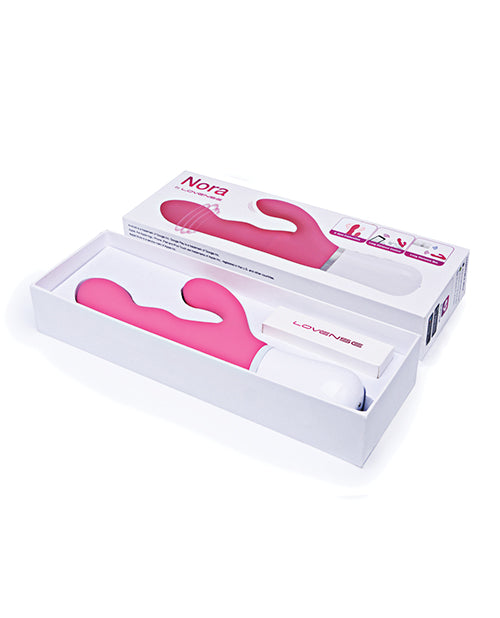 Lovense Nora Rotating Head Rabbit - Pink Hytto Pte. Ltd.