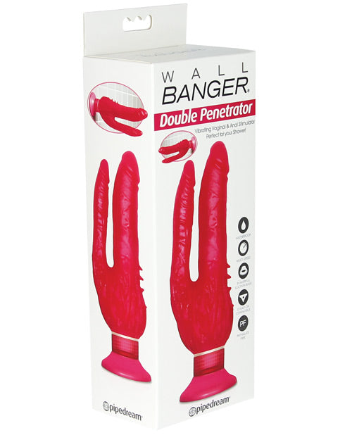 Wall Bangers Double Penetrator Waterproof - Pink Pipedream Products
