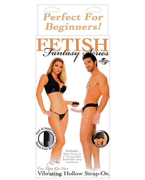 Fetish Fantasy Series For Him Or Her Vibrating Hollow Strap On Pipedream Products