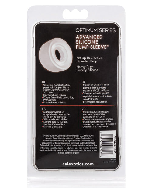 Advanced Silicone Pump Sleeve California Exotic Novelties