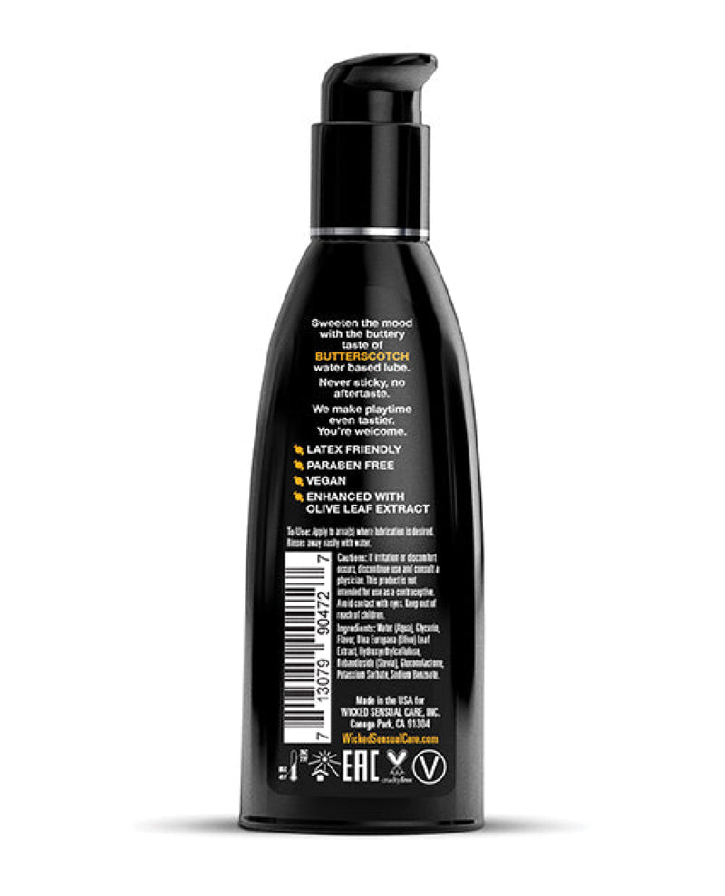 Wicked Sensual Care Aqua Water Based Lubricant - Oz Wicked Sensual Care