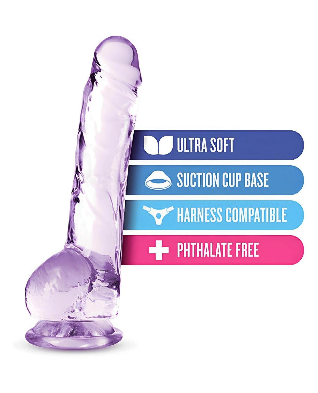 Blush Naturally Yours 6" Crystalline Dildo Blush