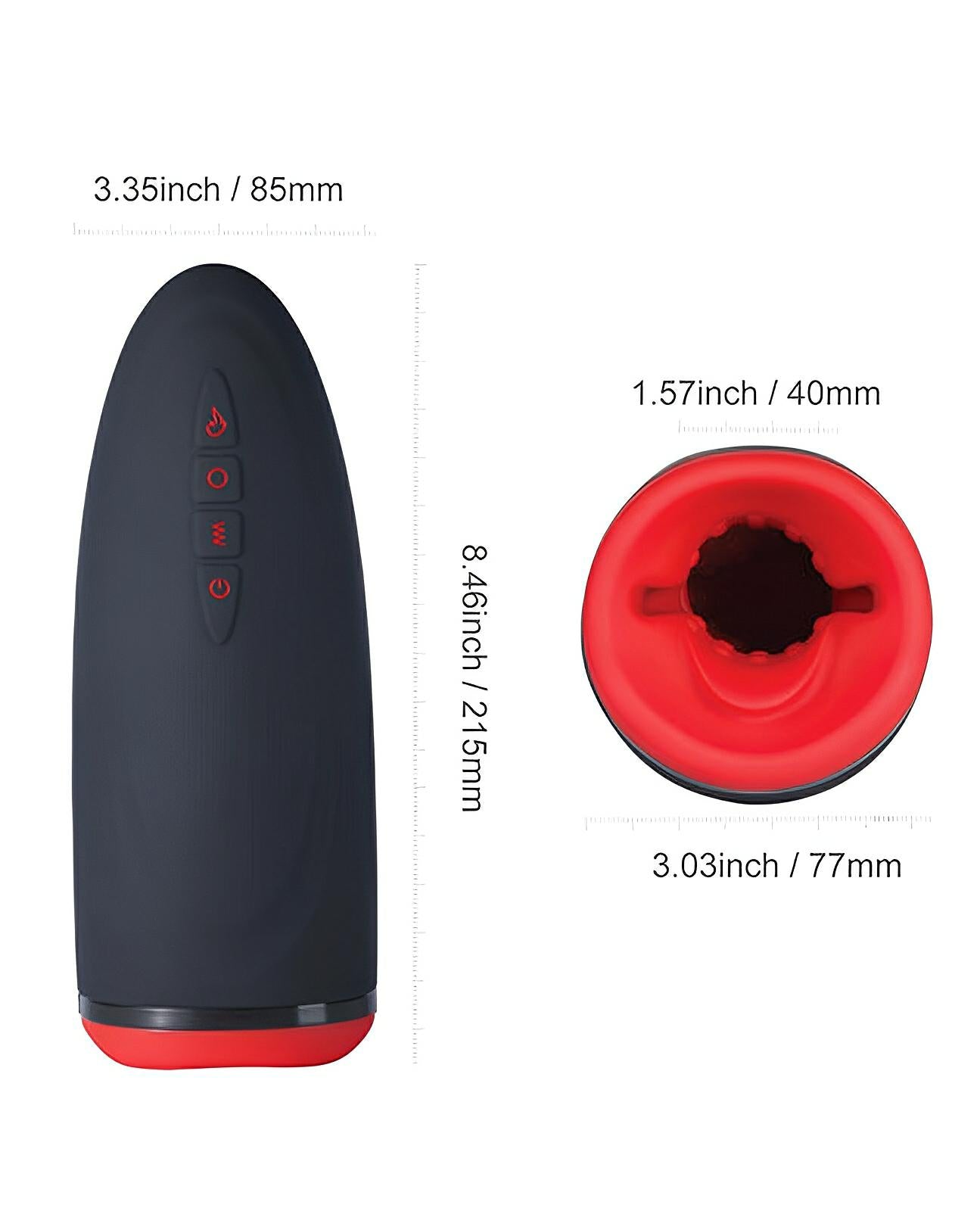 Dayo Autoblowjob Clamping Penis Massager - Black Uc Global Trade
