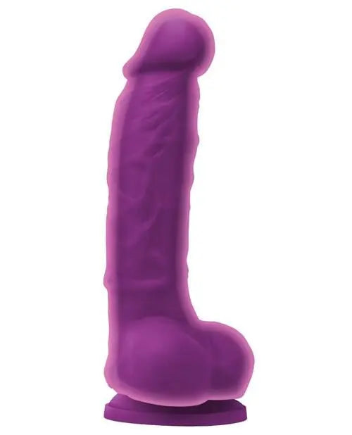 "Colours Dual Density 5"" Dong W/balls & Suction Cup" Colours