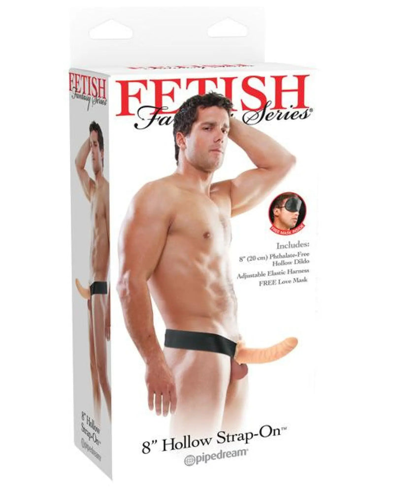 "Fetish Fantasy Series 8"" Hollow Strap On" Pipedream®