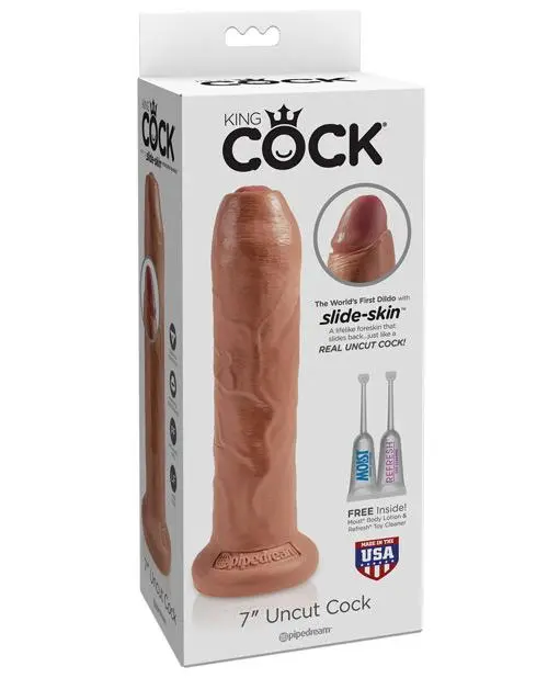 "King Cock 7"" Uncut Dildo" Pipedream®