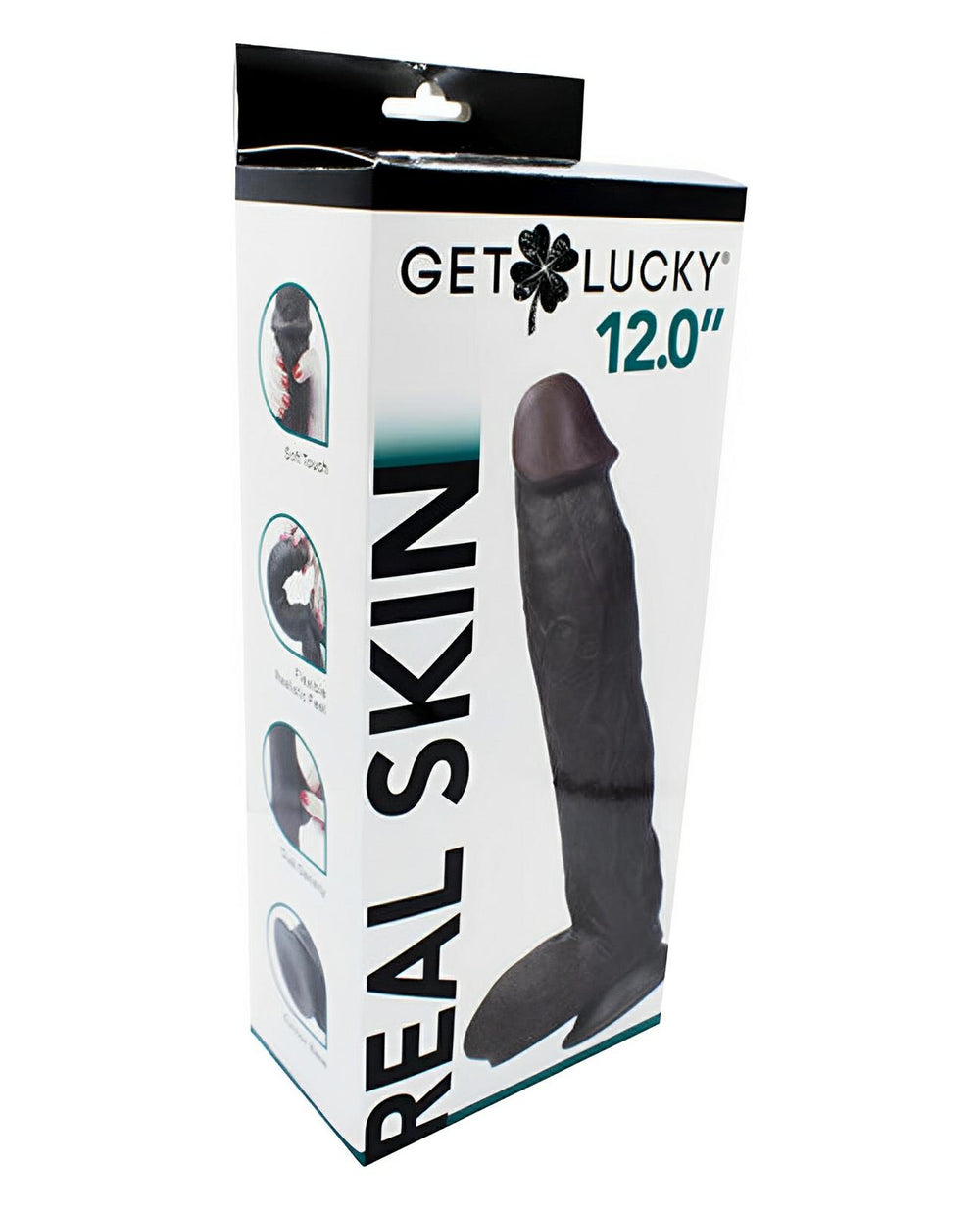 Get Lucky 12" Real Skin Series - Dark Brown Get Lucky