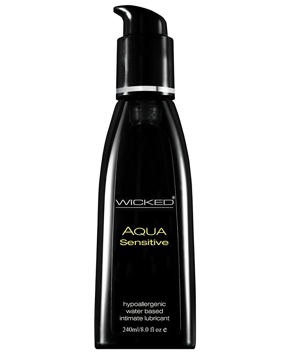 Wicked Sensual Care Hypoallergic Aqua Sensitive Lubricant - 8 Oz Wicked Sensual Care