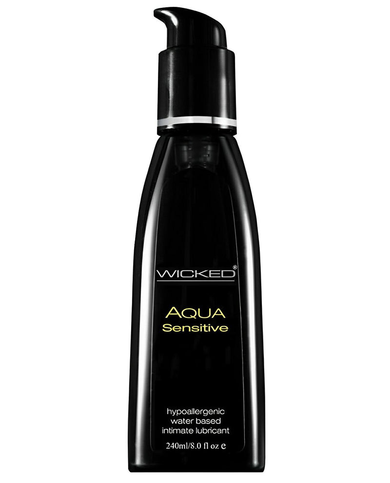 Wicked Sensual Care Hypoallergic Aqua Sensitive Lubricant - 8 Oz Wicked Sensual Care