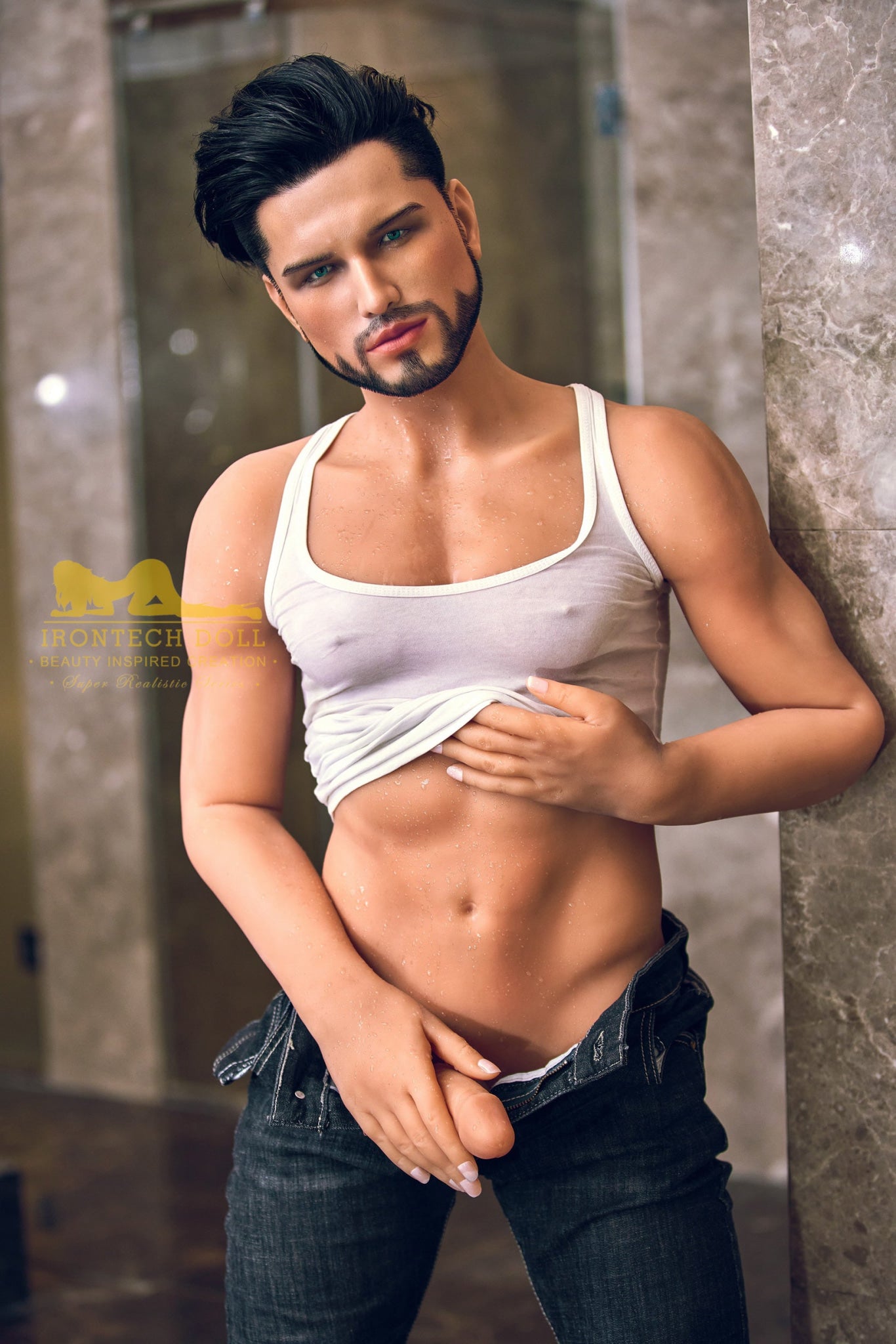 Kelvin Biker Hybrid Male Sex Doll - Iron Tech Doll Irontech Doll®