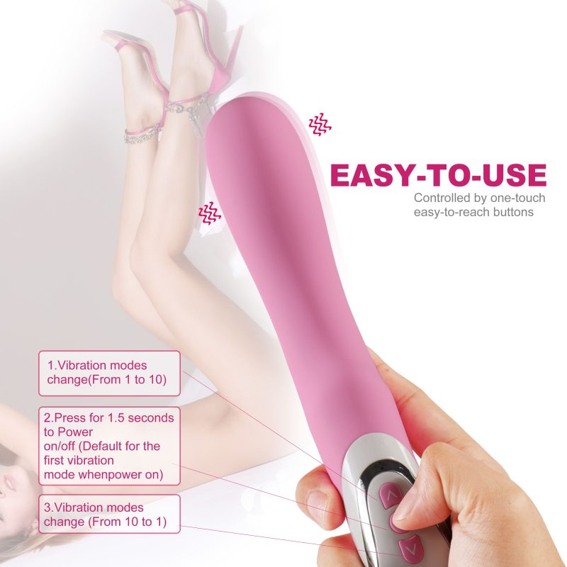 In Stock G-Spot Vibrator with 10 Vibration Modes