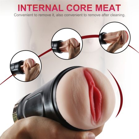 In Stock Automatic Male Masturbator Cup with 7 Vibration