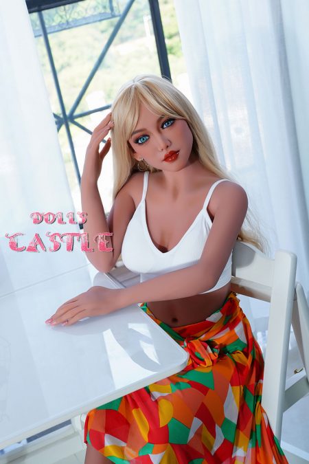 In Stock Dolls Castle 156cm (5ft1) B cup Blonde Sex Doll