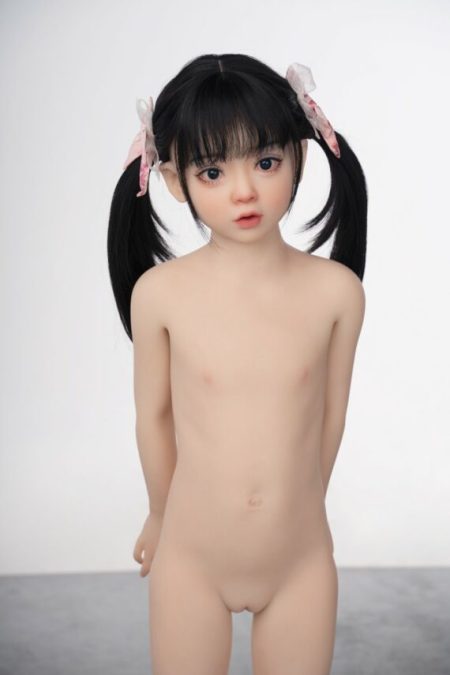 Flat Chest Black Hair Cute Sex Doll - Xanthe